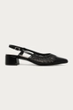 Answear - Balerini Answear Lab imitatie de piele negru Y5670.A