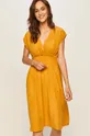 жёлтый Answear - Платье Женский