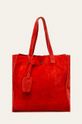 červená Answear - Kožená kabelka Dámský