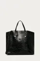 чорний Answear - Шкіряна сумочка Жіночий