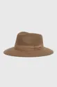 brązowy Answear Lab kapelusz wełniany Damski
