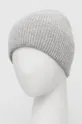 Шерстяная шапка Answear Lab серый