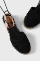 Answear Lab espadrilles Moda Plus fekete