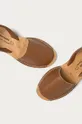 brązowy Answear Lab sandały skórzane