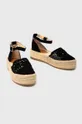 Answear Lab Espadryle czarny