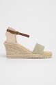 Espadrilky Answear.LAB Buonarotti klín tyrkysová 1CF.1232.BU