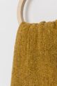 Šátek z vlněné směsi Answear Lab žlutá