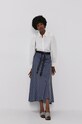 Sukně Answear.LAB G2135.1.KR námořnická modř WZ21