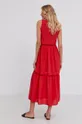 Bavlnené šaty Answear Lab červená