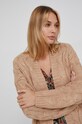 Answear Lab Kardigan beżowy LK.249ORGANICC.1.KR