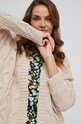 Answear Lab Kardigan LK.249ORGANICF.1.KR beżowy WZ21