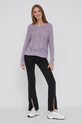 Answear Lab Sweter BIS.7.AJ fioletowy WZ21
