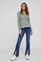 Answear Lab Sweter BIS.8.AJ turkusowy WZ21