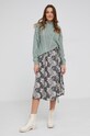 Answear Lab Sweter z domieszką wełny NT3.1.DA turkusowy WZ21