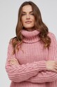 Answear Lab Sweter 2024.AJ różowy
