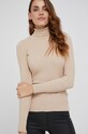 Answear Lab Sweter pozostałe beżowy 3000.1.DA