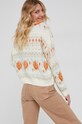 Odzież Answear Lab Sweter z domieszką wełny MC18880.1.AJ beżowy