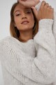 Answear Lab sweter z domieszką wełny beżowy M621005.2.AJ
