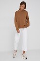 Answear Lab Sweter z domieszką kaszmiru KA628245.1.AJ brązowy WZ21