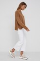 Answear Lab Sweter z domieszką kaszmiru brązowy KA628245.1.AJ