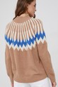 Odzież Answear Lab Sweter z domieszką wełny AT5509.1.AJ brązowy