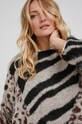 Answear Lab Sweter z domieszką wełny LU1121.AJ beżowy WZ21