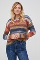 Odzież Answear Lab Sweter wełniany 383571.1.AJ pomarańczowy