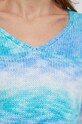 Answear Lab Sweter z domieszką wełny PM8761.1KR turkusowy