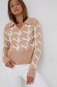 Answear Lab Sweter beżowy 2122.AJ