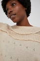 Answear Lab Sweter z domieszką wełny YHC388.AJ beżowy