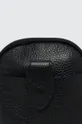 čierna Kožený obal na mobil Answear Lab