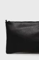 čierna Kožená kabelka Answear Lab