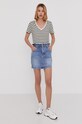 Answear Lab T-shirt WZ21.TSD02T biały WZ21