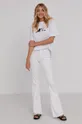 Answear Lab T-shirt bawełniany biały