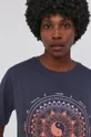 szary Answear Lab T-shirt bawełniany