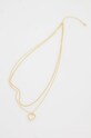 Answear Lab naszyjnik srebrny neckll25.DB złoty WZ22