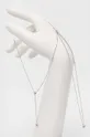 srebrna srebrna ogrlica Answear Lab Ženski