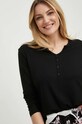 Answear Lab pijama pi7.DB negru