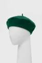 zielony Answear Lab beret wełniany Damski