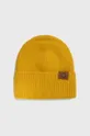 żółty Answear Lab czapka wełniana Damski