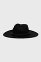 Volnen klobuk Answear Lab črna