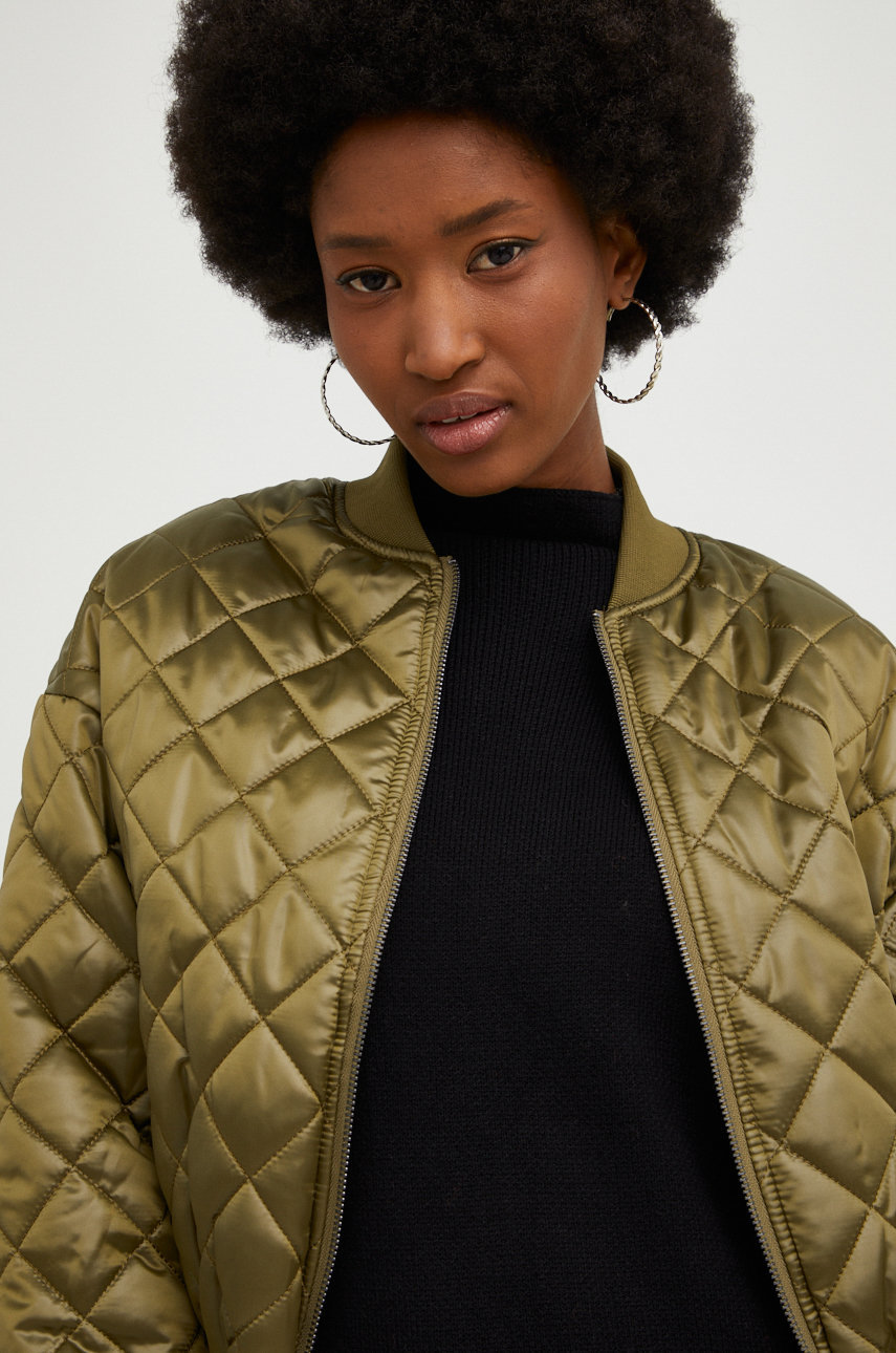 zielony Answear Lab kurtka bomber