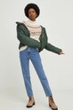 Answear Lab kurtka 22k091.js1 zielony WZ22