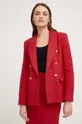 κόκκινο Βαμβακερό blazer Answear Lab Γυναικεία