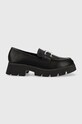 Answear Lab mokasyny platforma czarny JM599.DB