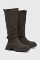 Answear Lab kozaki YY18.2WK zielony WZ22