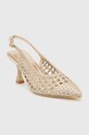Answear Lab pantofi cu toc A3001.HWK aur WZ24