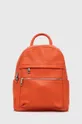 помаранчевий Шкіряний рюкзак Answear Lab Жіночий