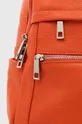 Кожаный рюкзак Answear Lab оранжевый