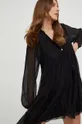 μαύρο Φόρεμα με μετάξι Answear Lab Silk Blend